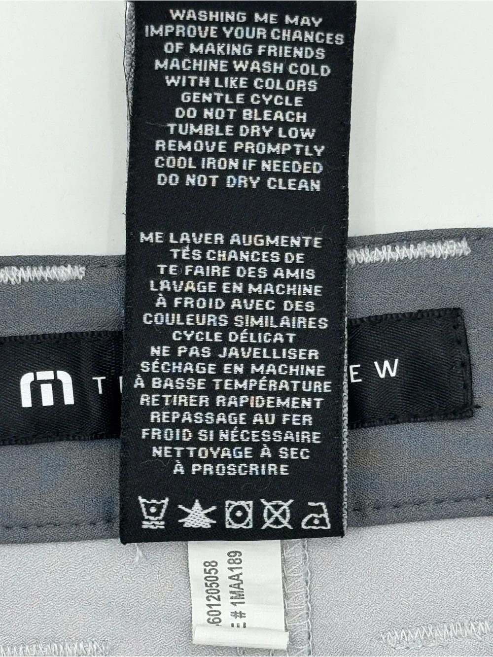 TravisMathew Men’s Golf Shorts Gray Size 36 Stretch 88% Polyester 12% Elastane